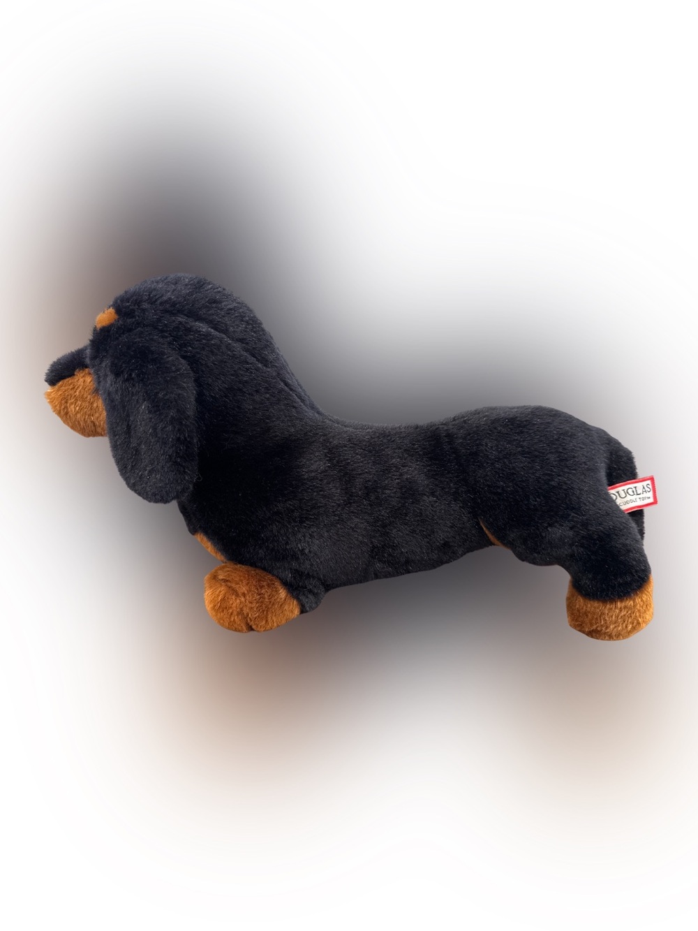 Douglas - “Spats” Black & Tan Dachshund plush